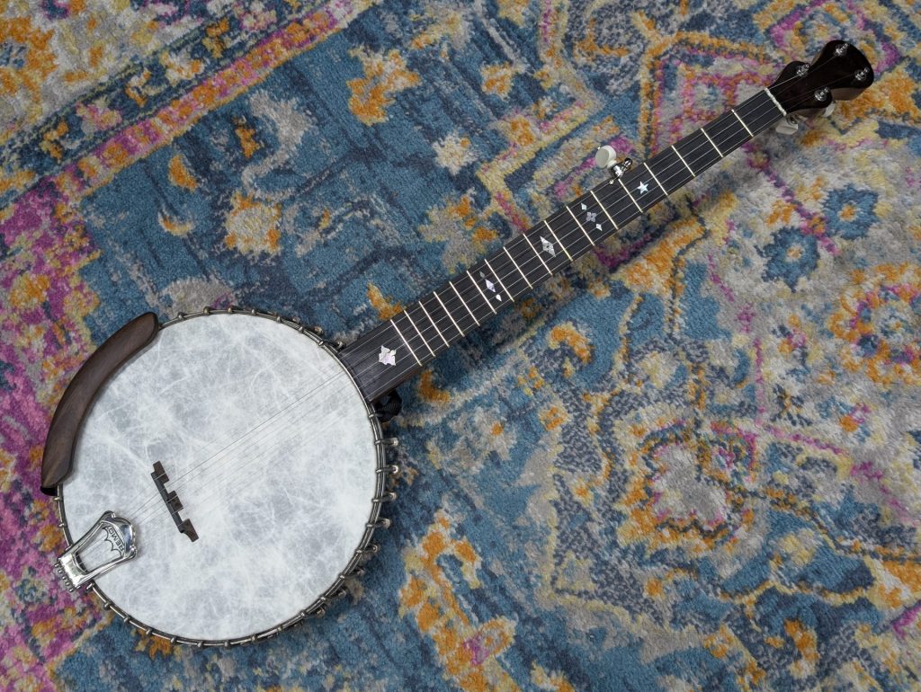 1880s Dobson Victor Banjo, DIY Nickel Plated by Cockrum Studios